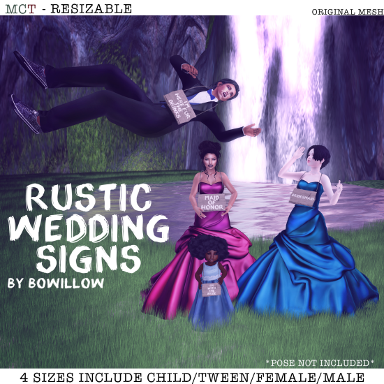 Rustic Wedding Signs Ad