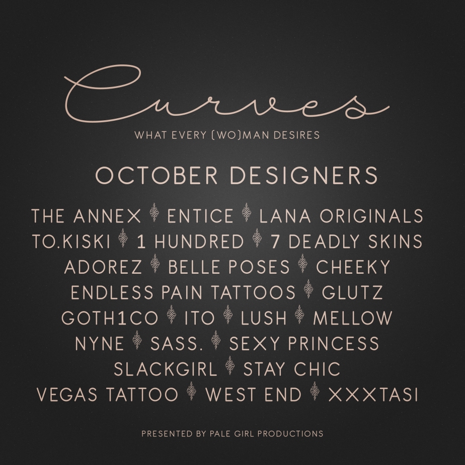 Curves – October is OPEN!